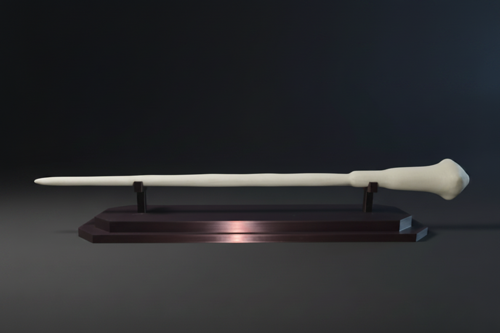 Harry Potter Zauberstab aus 3D-Druck – optional mit Ständer
