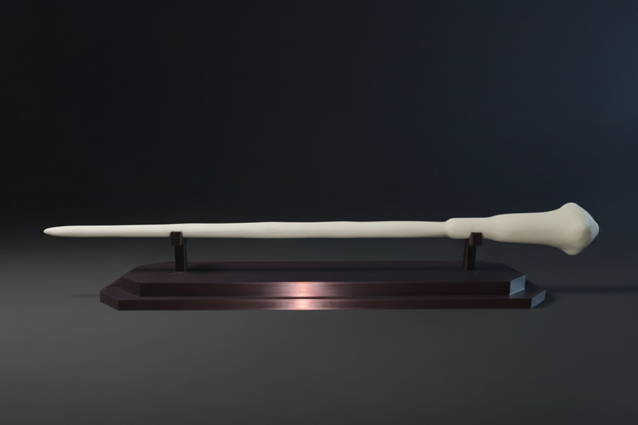 Harry Potter Zauberstab aus 3D-Druck – optional mit Ständer