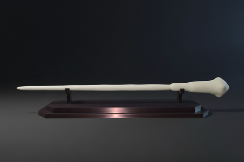 Harry Potter Zauberstab aus 3D-Druck – optional mit Ständer